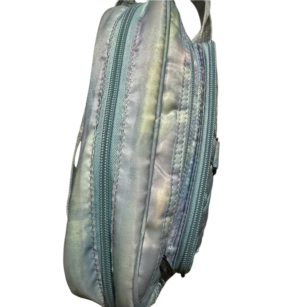 Lug Carousel RFID Convertible Crossbody Secure Travel Purse 9x7 Mystic Sea Glass